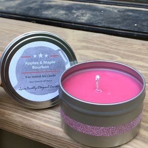 Apples & Maple Bourbon 8oz Soy Candle
